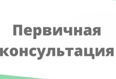 Первичная консультация